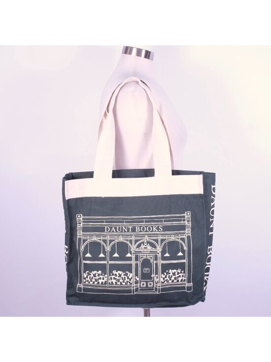 Daunt Handbags - Daunt Books London tote bag US seller ready to ship green canvas